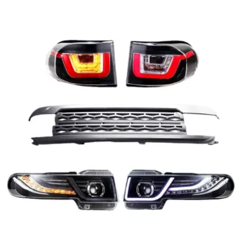 Car Headlights with Grille Body Kit for FJ Cruiser 2007-2015