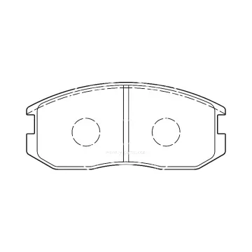 SDCX Premium Disc Brake Pad D535-7417 for Mitsubishi Mirage/Lancer