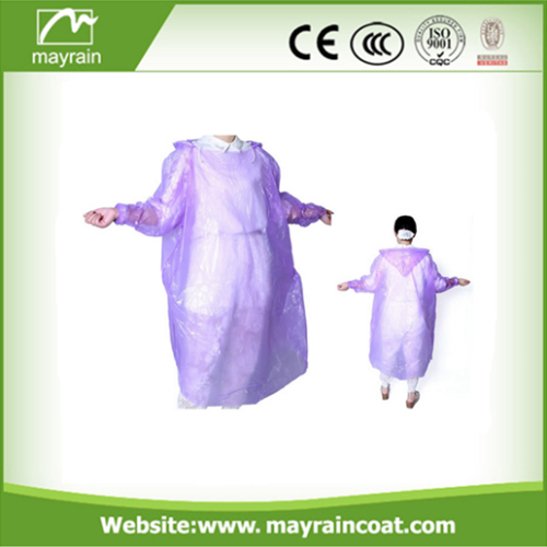 Promotional Cheap Emergency Disposable PE rain poncho