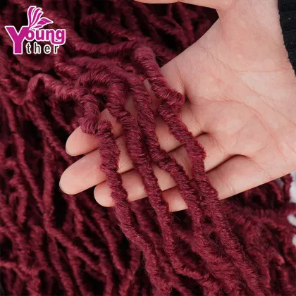 Gypsy  Nu Faux Locs Curly Goddess Crochet Hair Packs Nu locs Synthetic Braids Extension  Nu Faux Locs