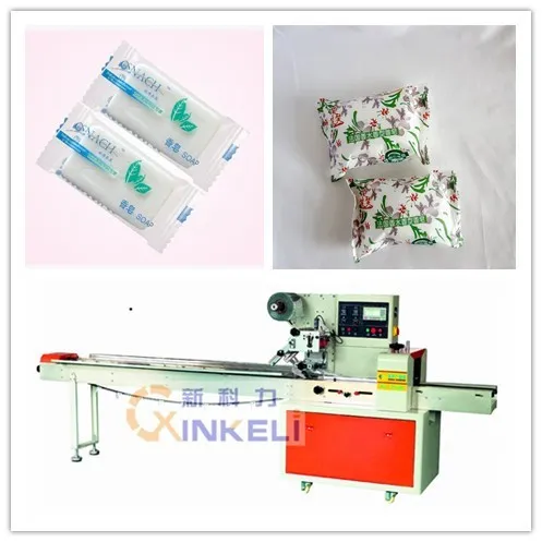 Small hotel soap flow packaging machine