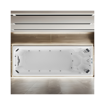 Acrylic 6m Swim Spa with Balboa Ozone Control System for Outdoor Hydro Massage & Endless Swimming