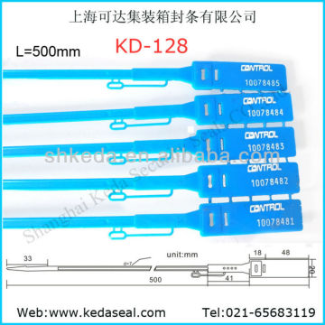 security products plastic strap seal china manufacture 500mm KD-128 for