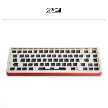 Sikakeyb SK6 Castle Wired/Wireless Backlit Hotswap Gasket Metal Aluminium DIY Keyboard Mekanikal 65% 68-KEY