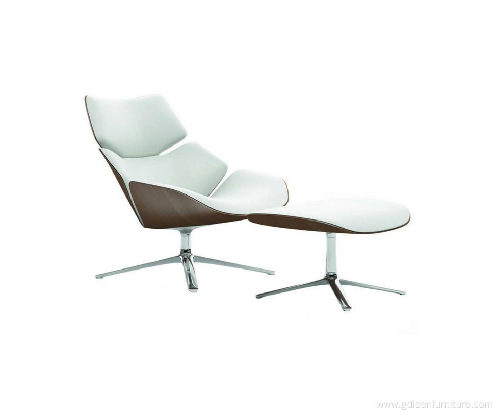 modern design furniture shrimp swivel armchair high backhome