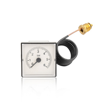 Vysoko kvalitný plastický nátlakový štvorcový manometer