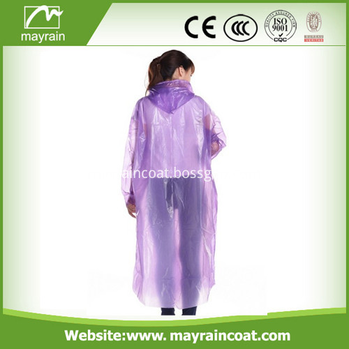 Violet PE Adult Raincoat