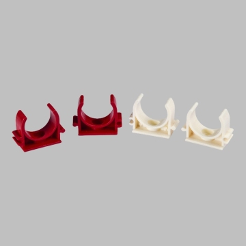 Small White Lock Clip for Sampling Tube Systems