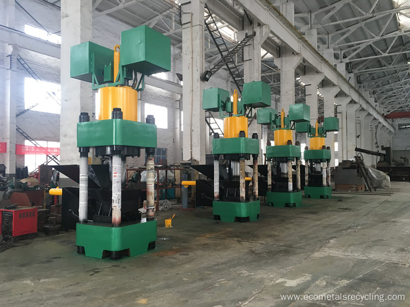 High Pressure Scrap Iron Chippings Briquetting Machine