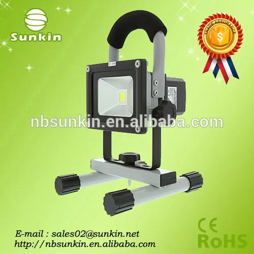 High quality 20w led rechargeable floodlight dimmable 120 degree from Ningbo factory