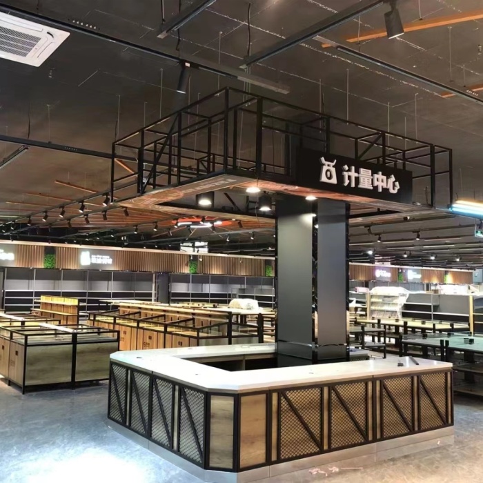 New Style Supermarket Grocery Weighing Table