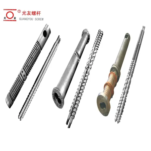 Nitrided PVC Pipe Profile Sheet Kmd75/36 Parallel Twin Double Bimetallic Screw