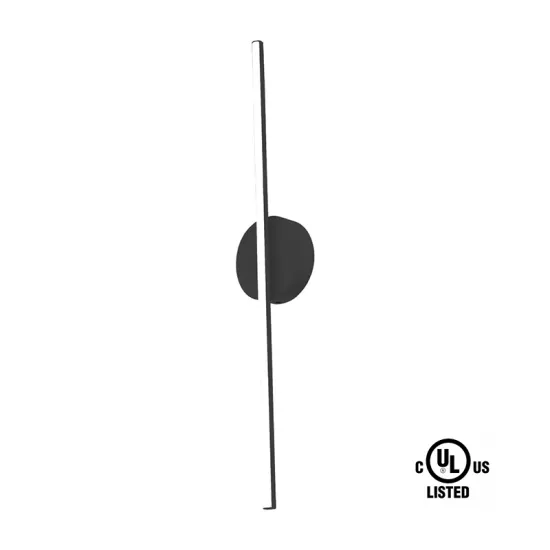 Modern Black LED Bathroom Wall Lamp with UL Certificate