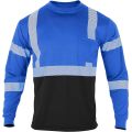 Neuankömmling 2024 Blue Safety Langarm Shirt