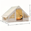 Tenda da campeggio gonfiabile con baldacchino impermeabile