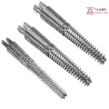 Bimetallic conical twin screw barrel para sa pelleting