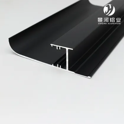 Aluminum transition profiles for wall-to-floor junctions