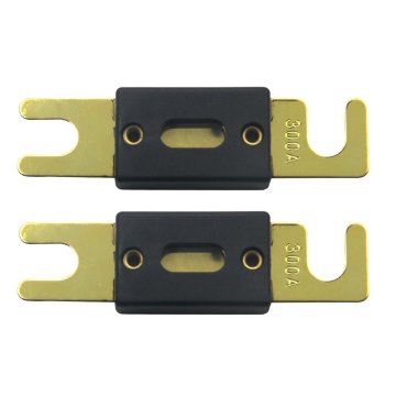 High Amp Auto Fuses: Silver/Gold Plated 60A-300A