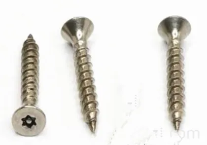 Countersunk Head Tapping Screws With Hexalobular Slot
