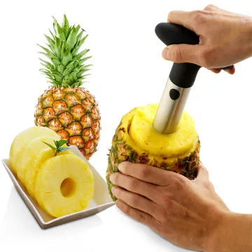 1Pcs Stainless Steel Easy to use Pineapple Peeler Accessories Pineapple Slicers Fruit Knife Cutter Corer Slicer Kitchen Tools