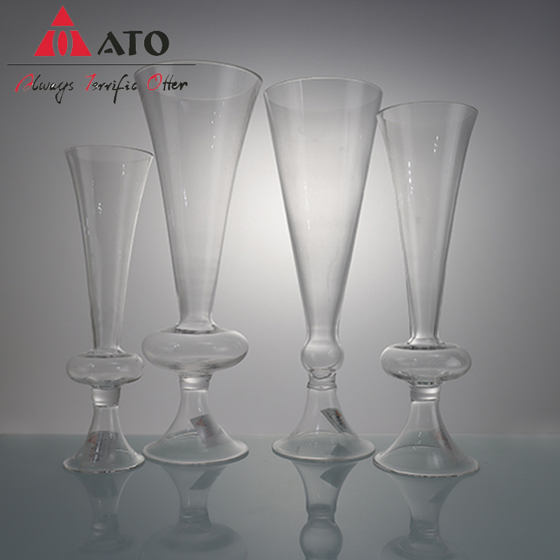 Jarrones de vidrio decorativo de la mesa del evento del jarrón ATO