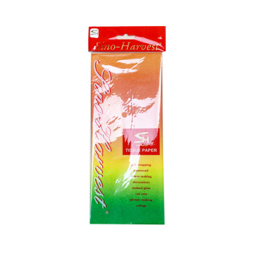 18 GSM MG Gold Silver Rainbow Tissue Paper