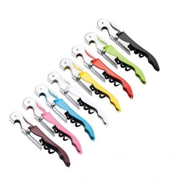 โลโก้ Corkscrew ไวน์แดงสำหรับการสร้างแบรนด์ไวน์
