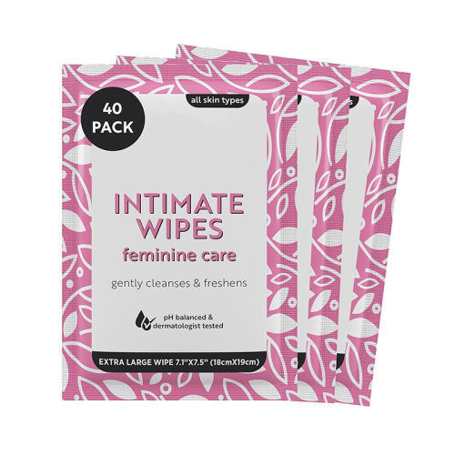 Khăn lau vệ sinh vùng kín tùy chỉnh dành cho phụ nữ