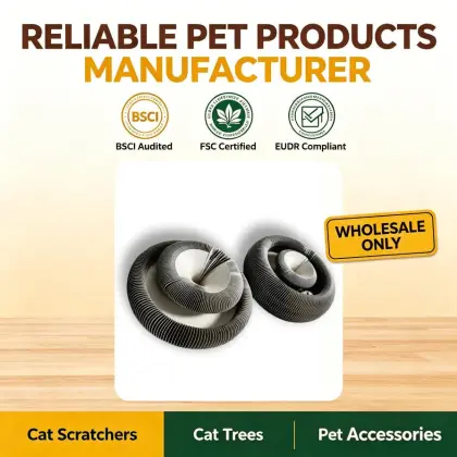 Donut Nest Corrugated Cat Scratch Board