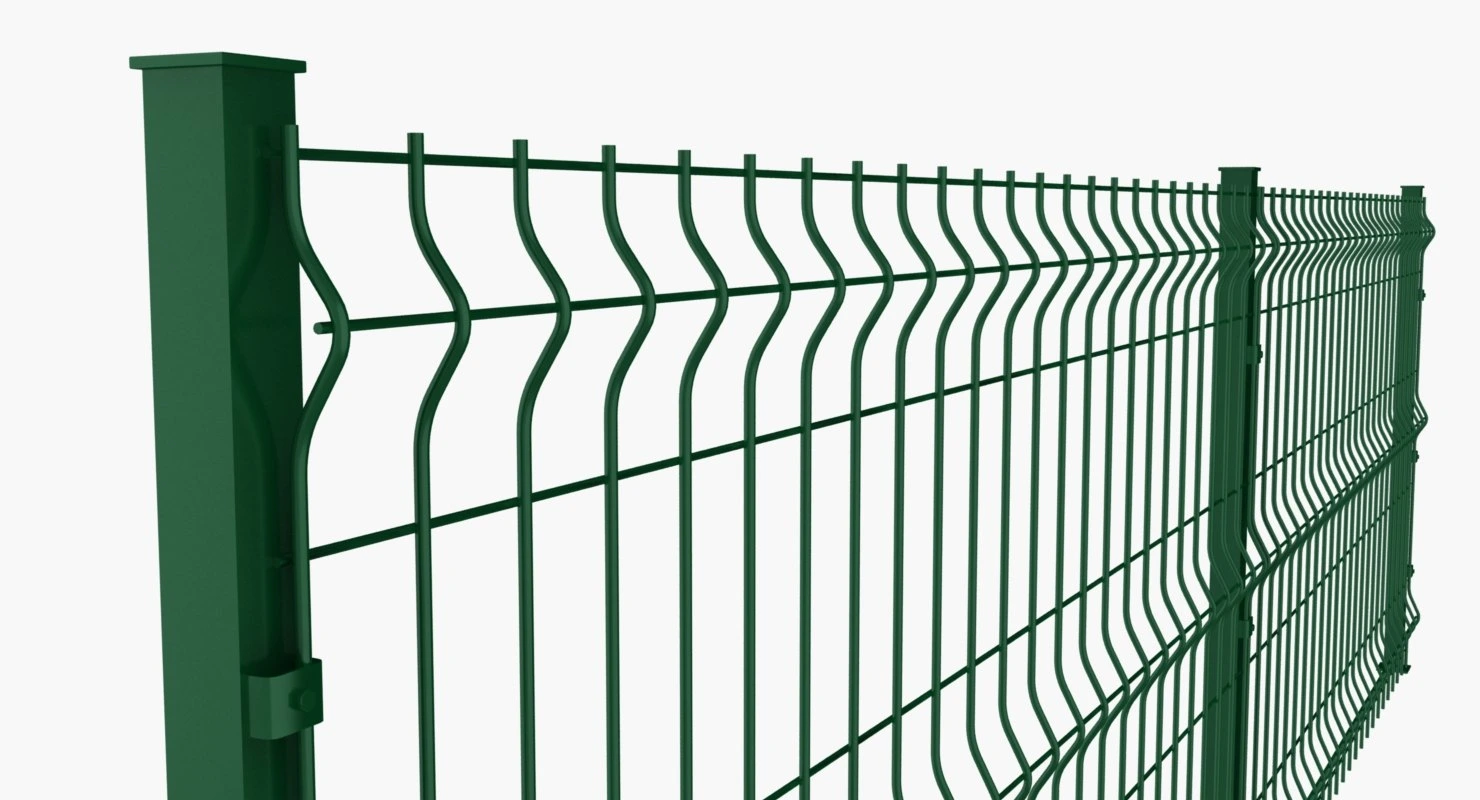 Declaración de la valla del panel curvo de malla de alambre galvanizado