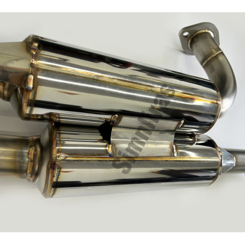 Gerade durch 60 mm Katzenabgasachse Rücken für 17 Infiniti Q60