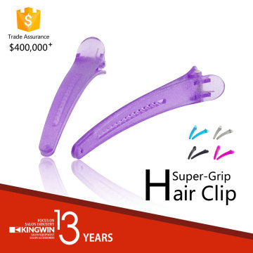 Light Purple Transparent Hairdressing Section Clip