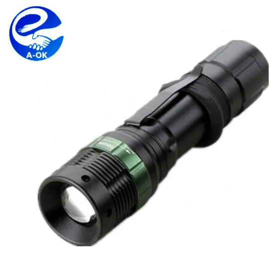 Zoom Flashlight with Clip Function: Portable, Convenient Lighting Solution