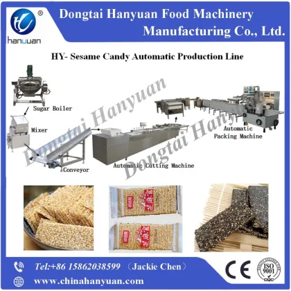 Crispy Sesame Candy Cutting Bar Making Machine