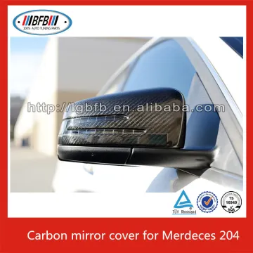 FOR W204 MERCEDES MIRROR COVER CAP 100% REAL CARBON FIBER C350 C300 C63 W212