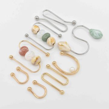 Customizable Luxury Bikini with Gold Metal, Colorful Stones, and Straps for Beachwear and Swimwear Accessorizes