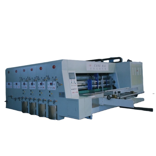 multi color flexo printing die cutting machine