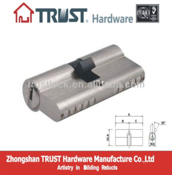 Trust 65mm Euro Profile Brass multi lock cylinder