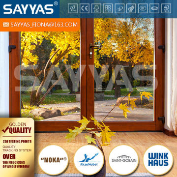 China supply wood French window