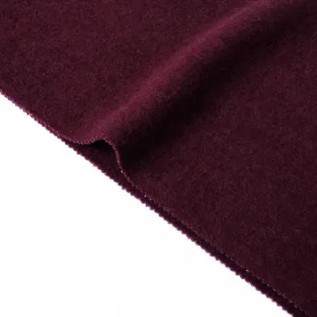 Angora Red Woven Double Faced Fabric