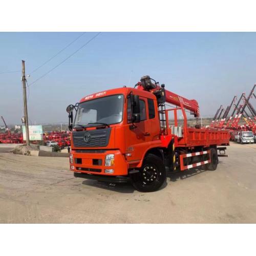 Dongfeng Lipat Boom Truck Crane untuk Pembinaan Bandar