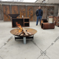 Corten Steel Metal Outdoor Fire Pits