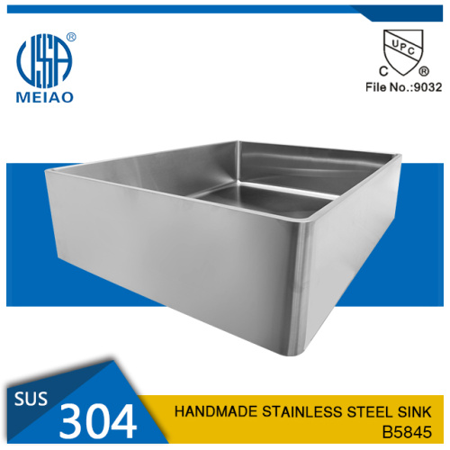 Bilik Mandi Tenggelam 304 Lembangan Buatan Stainless Steel