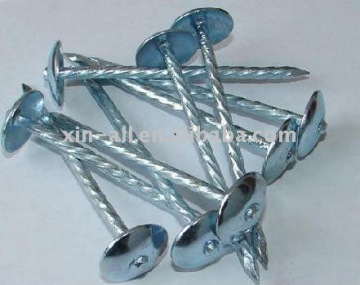 roofing nail with umbrella head