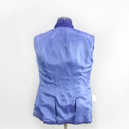 Customized stripes plus size ladies suit 2 piece elegant professional suit for ladies