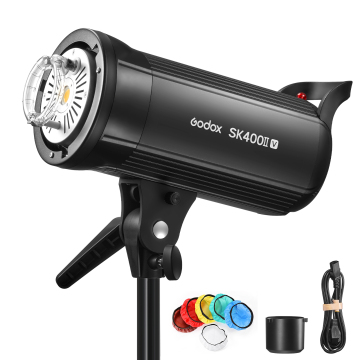 Godox sk400ii-v 2.4gx sistem stüdyo fotoğrafçılığı için profesyonel kompakt flaş