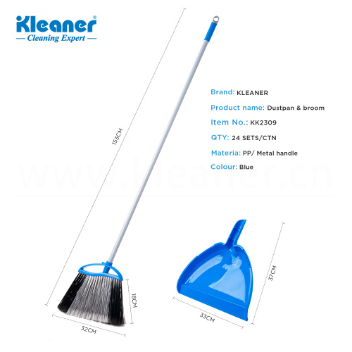 Conjunto de pá de lixo autolimpante KK2309