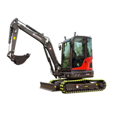 4 ton crawler digger machine excavator mini digger with AC epa