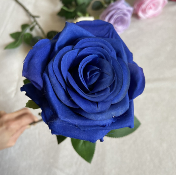 Hot Sale Artificial Flowers: Single Stem Rose Silk Roses for Wedding Decor