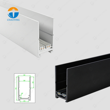 Aluminum Hanging Ceiling System with Adjustable LED Lighting